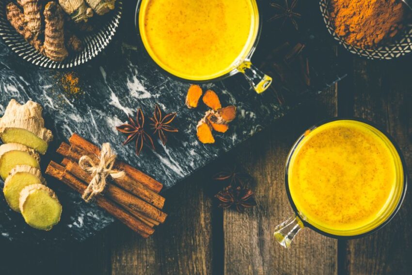 kurkuma latte recept